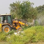 LDA ने सुशांत गोल्फ सिटी में 5 अवैध प्लाटिंग पर चलाया बुलडोजर: 6 अवैध व्यावसायिक निर्माण सील
